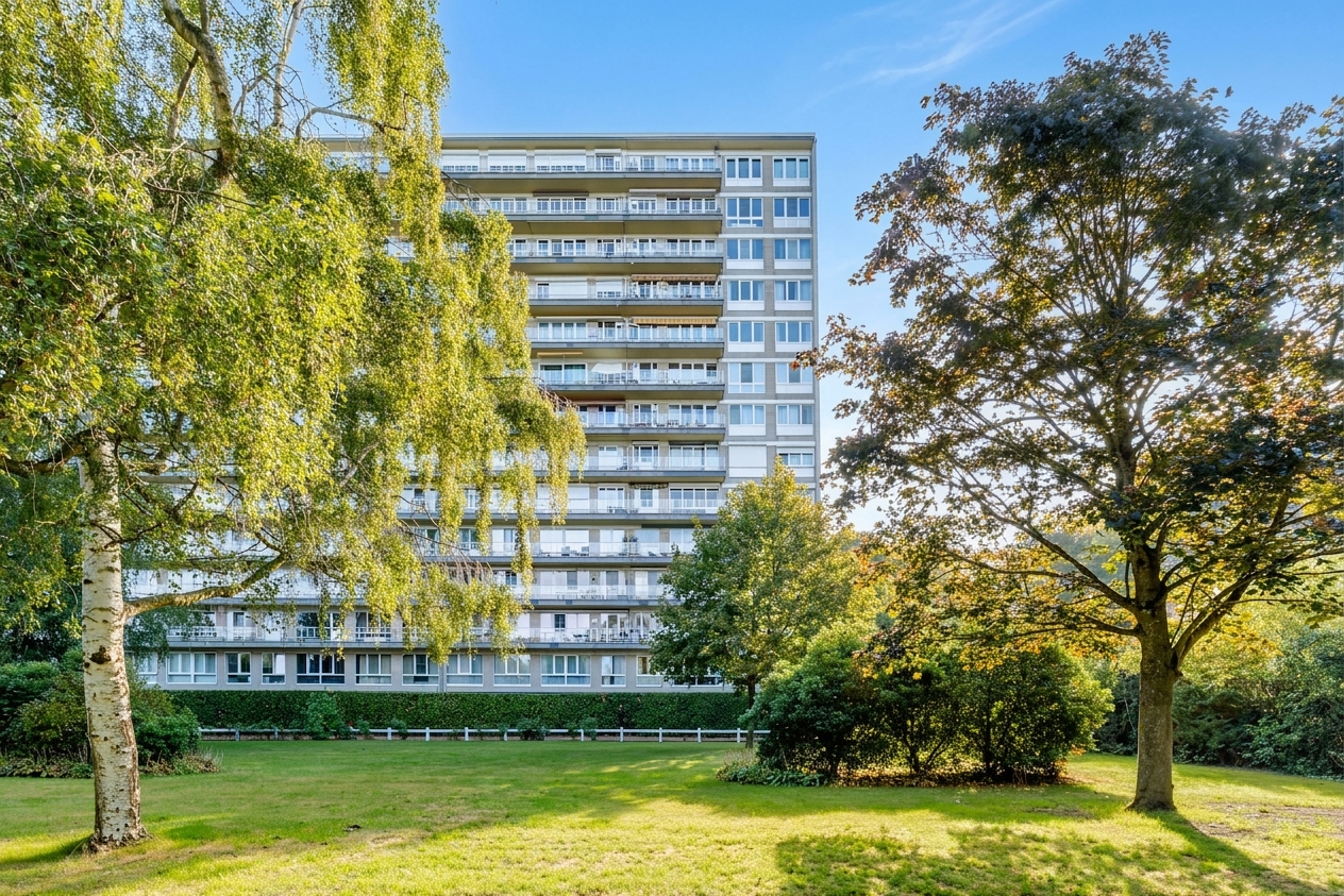 Hoekappartement met 3 slaapkamers, terras en groen zicht - foto 2