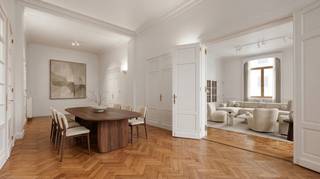 <p><strong>ANTWERPEN CENTRUM – Uniek riant appartement met uitzonderlijke uitstraling</strong></p>
<p>In het kloppende hart van Antwerpen, omringd door musea, boetieks en toonaangevende restaurants, bevindt zich dit indrukwekkende appartement van maar liefst 312 m². Een woonst die uitblinkt in verfijning en ruimte, ideaal voor wie op zoek is naar een exclusieve levensstijl in de stad.</p>
<p>De monumentale leefruimte vormt een absolute eyecatcher: grote raampartijen zorgen voor overvloedig daglicht en benadrukken de elegante afwerking en het royale gevoel. De keuken, volledig uitgerust en voorzien van een gezellige ontbijthoek, grenst aan een rustig terras met uitzicht op de binnentuin en de historische Handelsbeurs—een sfeervolle plek om te ontspannen of gasten te ontvangen.</p>
<p>Het slaapgedeelte biedt vier ruime slaapkamers, waaronder een prachtige master suite met dressing en eigen luxebadkamer. Daarnaast zijn er nog twee extra badkamers aanwezig, waardoor comfort en privacy voor elk gezinslid of bezoek gegarandeerd zijn.</p>
<p>Dit appartement is een uitzonderlijke vondst: een combinatie van karakter, verfijning en een topligging die zelden beschikbaar komt.</p>
<p>Optioneel is er een dubbele parkeerplaats (in lengte) beschikbaar voor € 75.000. Bovendien hoort er een praktische kelderberging bij het gebouw.<br /><br />Voor meer info of een bezoekje ter plaatsen neem contact op met amparo@reds.be - 0478 68 29 86</p>