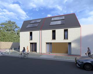 <p><span>Hedendaagse nieuwbouwwoning in het hartje van Sint-Gillis-Waas </span></p><p><span> </span></p><p><span>Dit betreft een stijlvolle en betaalbare nieuwbouwwoning op een gunstige locatie vlakbij de dorpskern van Sint-Gillis-Waas.</span></p><p><span>Lot 1 van dit project bestaande uit in totaal 3 loten is voorzien van 3 slaapkamers, een stadstuintje en een bewoonbare oppervlakte van ca. 129m² (excl. zolder en carport).</span></p><p><span>Het project situeert zich op de hoek van de Stationstraat &amp; de Houtvoortstraat, op wandelafstand van alle winkels &amp; faciliteiten (o.a. vernieuwde Houtvoortstie/sportzone).</span></p><p><span> </span></p><p><span>INDELING</span></p><p><span><br /></span><span>Gelijkvloers:</span></p><p><span>Inkomhal met apart toilet en ruimte voor vestiaire.</span></p><p><span>Ruime wasplaats met ook plaats voor fietsen, eveneens toegankelijk vanop de straat.</span></p><p><span>Lichte woonkamer met open keuken en toegang tot het stadstuintje / terras.</span></p><p><span>Stadstuintje/terras (28m²).</span></p><p><span> </span></p><p><span>1e verdieping:</span></p><p><span>3 comfortabele slaapkamers.</span></p><p><span>Badkamer met plaats voor ligbad, douche en dubbel lavabomeubel. </span></p><p><span>Apart toilet.</span></p><p><span> </span></p><p><span>Zolder:</span></p><p><span>Zolderruimte, bereikbaar via uitschuifbare trap.</span></p><p><span> </span></p><p><span>EXTRA</span></p><p><span>Bouwwerken zijn reeds gestart.</span></p><p><span>Goede energieprestatie met een beoogd E peil van 8 (BEN).</span></p><p><span>Vloerverwarming via warmtepomp.</span></p><p><span>Zonnepanelen voorzien.</span></p><p><span>PVC ramen met HR beglazing. </span></p><p><span>Mogelijkheid aankoop aan 6% BTW mits goedkeuring bevoegde overheid en dat de koper voldoet aan de vereiste voorwaarden.</span></p><p><span>Verkoop onder Wet Breyne.</span></p><p><span>Centrale woonlocatie op wandelafstand van de dorpskern (winkels, scholen,...) &amp; sport + recreatie (Houtvoortsite).</span></p><p><span> </span></p><p><span>Contacteer ons voor meer informatie of een vrijblijvend gesprek over dit project.</span></p><p><span> </span></p><p><span>EPC: E peil 8 </span></p><p><span>Wg - Vg - Vv - Gvkr - Gmo</span></p><p><span> </span></p><p><span> </span></p><p><span> </span></p>