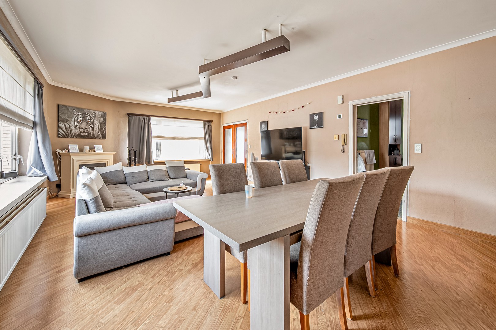 Zeer lichtrijk hoekappartement met 3 slkmrs en garage! - foto 4