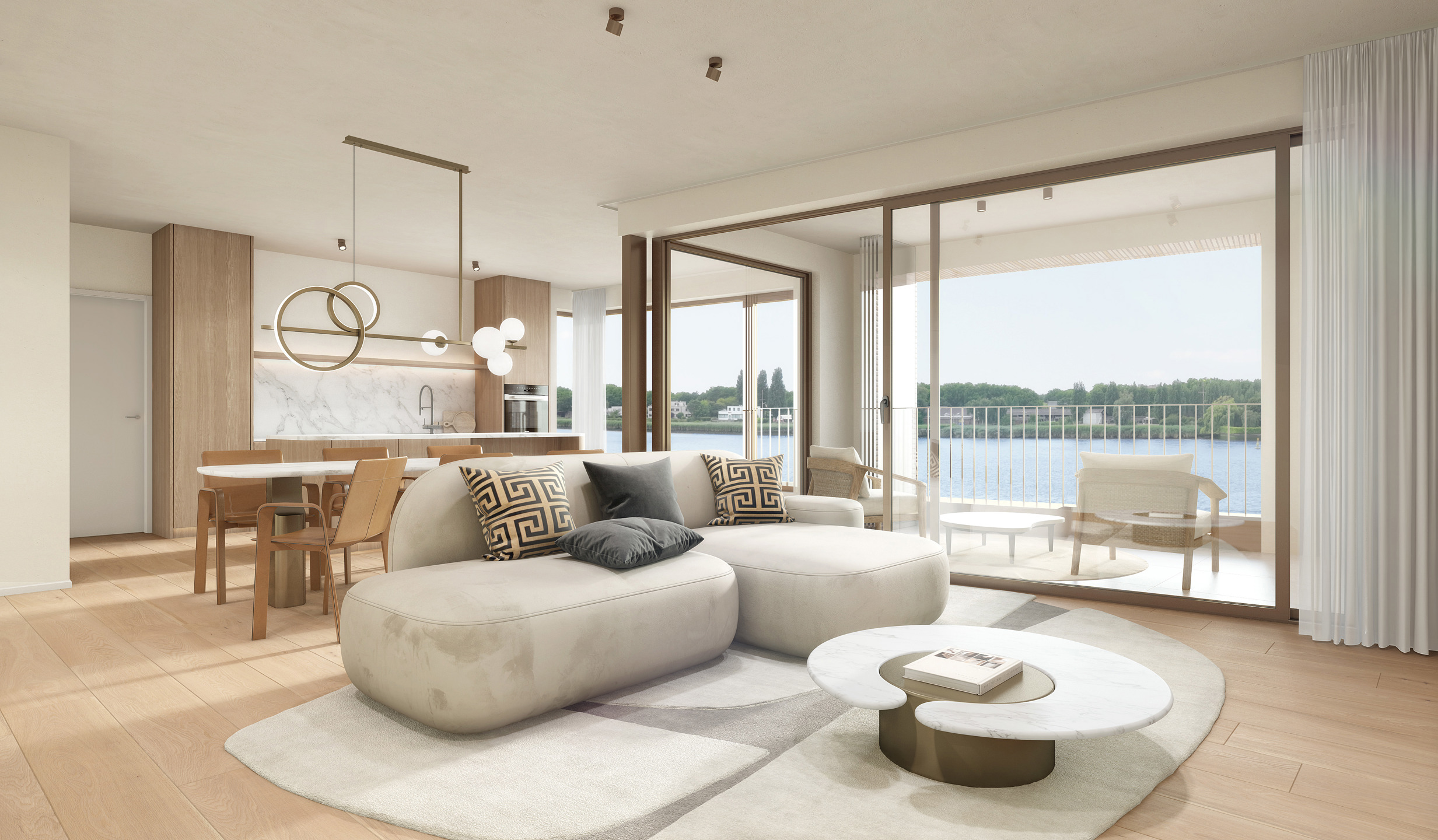 ANTWERPEN KAAIEN - Subliem wonen aan de Schelde  - foto 1