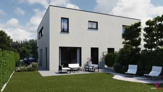 Elke zondag welkom op ons kantoor van 10u-12u voor meer info over de nieuwbouwprojecten!Moderne nieuwbouwwoning in ruwbouw (HOB) met 3 slpks, zalig...