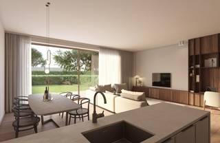 Mooi gelijkvloers appartement voorzien van een ruime leefruimte met open keuken, aansluitende berging, apart toilet, 2 slaapkamers, badkamer...