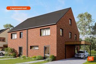 <strong>Nieuwbouwproject Langemark</strong><br /><br />In de rustige Cayennestraat, nabij het centrum van Langemark en alle voorzieningen, realiseert men binnenkort 7 nieuwbouwwoningen: <strong>4 halfopen en 3 gesloten</strong> bebouwingen. Alle woningen beschikken over <strong>3 slaapkamers</strong> en met <strong>mogelijkheid tot 5 slaapkamers in lot 7 en 8</strong>.<br /><br />Hieronder vindt u een overzicht van de prijzen, bewoonbare oppervlakte en de perceelgroottes. Vermelde prijzen zijn exclusief kosten en een raming van de totaalprijs inclusief registratierechten, 6% BTW (indien aan de voorwaarden voldaan = persoonlijke situatie) en notariskosten.<br /><br /><strong>Beschikbare nieuwbouwwoningen</strong><br />Lot 2 - Halfopen - Bewoonbaar 158 m² - Grondoppervlakte 442 m² - € 385.010 exclusief kosten - € 419.873,20 inclusief kosten. <br />Lot 3 - Gesloten - Bewoonbaar 171 m² - Grondoppervlakte 279 m² - € 338.045 exclusief kosten - € 367.596,40 inclusief kosten. <br />Lot 4 - Gesloten - Bewoonbaar 172 m² - Grondoppervlakte 289 m² - €339.402 exclusief kosten - € 369.187,82 inclusief kosten. <br />Lot 5 - Gesloten - Bewoonbaar 172 m² - Grondoppervlakte 298 m² - € 341.490 exclusief kosten - € 371.538,80 inclusief kosten. <br />Lot 6 - Halfopen - Bewoonbaar 172 m² - Grondoppervlakte 440 m² - € 391.957 exclusief kosten - € 427.206,42 inclusief kosten. <br />Lot 7 - Halfopen - Bewoonbaar 190 m² - Grondoppervlakte 465 m² - € 407.575 exclusief kosten - € 444.144,00 inclusief kosten. <br />Lot 8- Halfopen - Bewoonbaar 190 m² - Grondoppervlakte 493 m² - € 415.115 exclusief kosten - € 452.564,80 inclusief kosten. <br /><br /><strong>Extra kenmerken </strong><br />- Warmtepomp met vloerverwarming en airco-units in de slaapkamers <br />- Regenwaterput van 10.000L<br />- Ventilatiesysteem C+<br />- Garage of carport <br /><br /><br />Meer informatie of een vrijblijvende afspraak op kantoor? <br />Bel Eden op 0470 43 78 21 of mail info@minthus.be