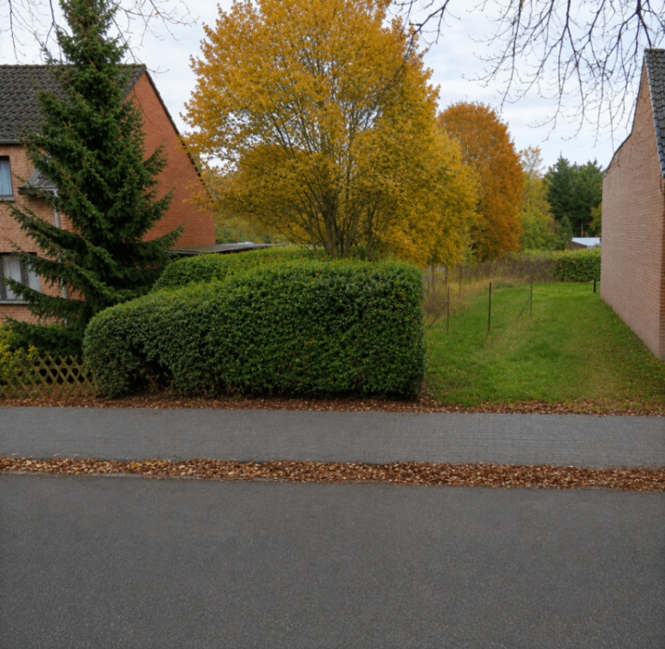 Grond 6.1 meter breed 156 meter diep totaal 955M2