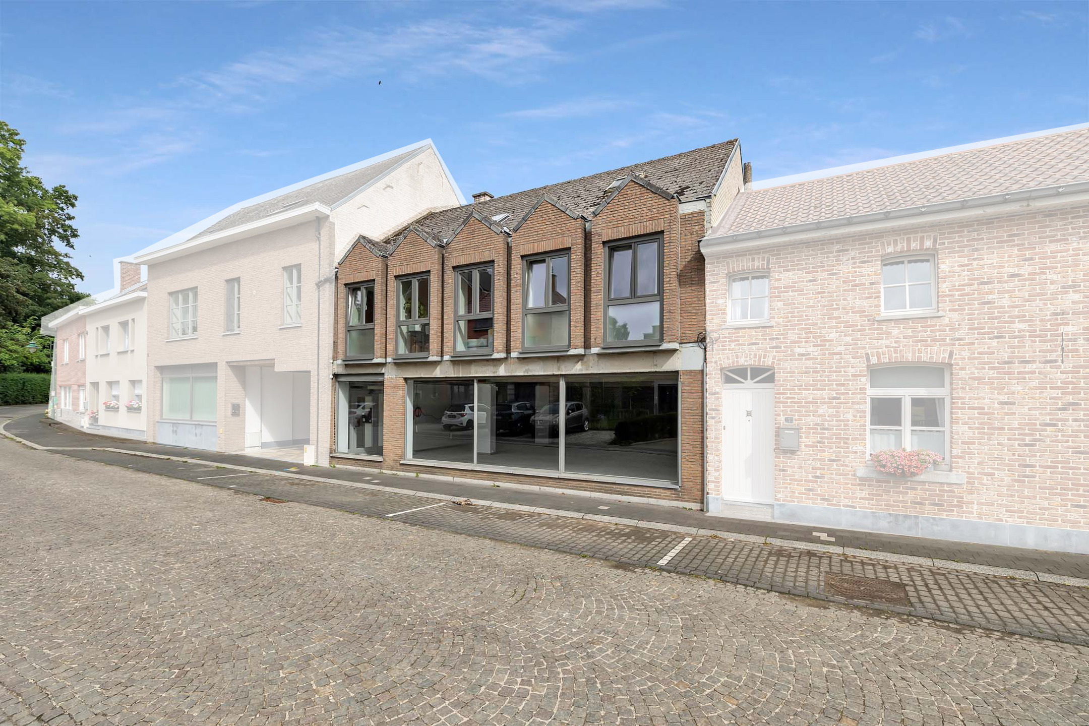 Handelspand (315m²) met 4 staanplaatsen te Roosdaal - foto 2