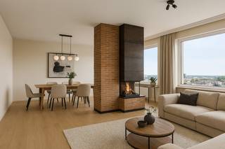 Ontdek dit royale appartement van maar liefst 45 m² leefruimte, gelegen op de 8ste verdieping en omgeven door een indrukwekkend panoramisch...