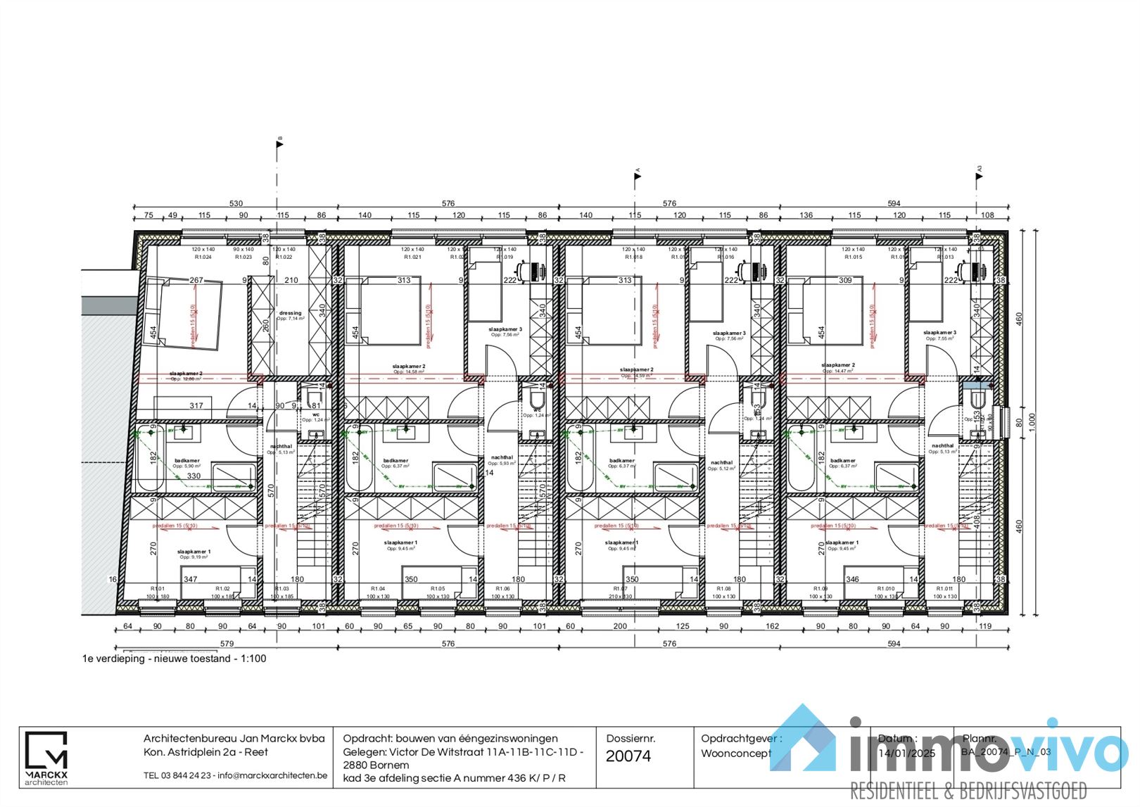 Nieuwbouw casco woning met 4 slpk's en tuin - foto 5