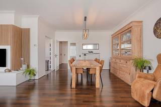 Layout:Floor 2 (accessible by stairs):- entrance hall- living and dining area- fully equipped kitchen- bathroom with walk-in shower and washbasin with facilities for washing and drying machines- separate toilet with hand washer- bedroom 1 (14.5m²)- bedroom 2 (12.5m²)- west-facing terrace with large sliding windows (12.75m²)Floor -1:- private basement storage (18m²)- buy a private parking space for €X.000.00Details:- EPC score B- compliant electricity- individual meters of electricity, gas and water- small-scale, well-maintained building- quiet and central location, within walking distance of public transport, shops, schools, parks, and with easy access to the A12/E19Are you interested in this apartment for sale in Wilrijk? Don't hesitate to contact us at janice.racaj@dewaele.com or 03 206 76 73.Do you also want to sell or rent your property? We are happy to help you out.Always at your service to help you with all your questions about real estate!Register of measures: no