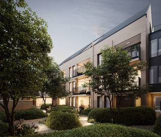 <p>Appartement dans une oasis de calme au cœur d'un centre-ville animé avec vue sur le jardin intérieur !</p>
<p>Joyau architectural de caractère dans un nouveau projet énergétique avec un espace de vie doté de grandes baies vitrées, une cuisine ouverte. Toilettes invités. Trois chambres avec suffisamment d'espace pour des placards, 2 salles de bains. Deux terrasses dont 1 avec vue sur le magnifique jardin intérieur.</p>
<p>Possibilité d'acheter une place de parking et un débarras.</p>
<p>Cet appartement sera entièrement fini conformément au cahier des charges, avec libre choix des matériaux et du style pour l'acheteur.</p>