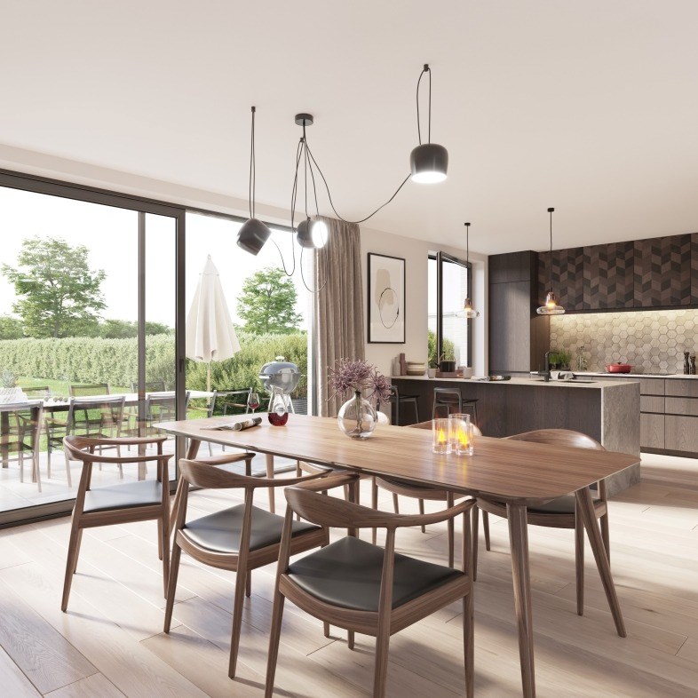 PRACHTIG LANDELIJK NIEUWBOUWPROJECT VAN 9 RUIME WONINGEN - foto 4