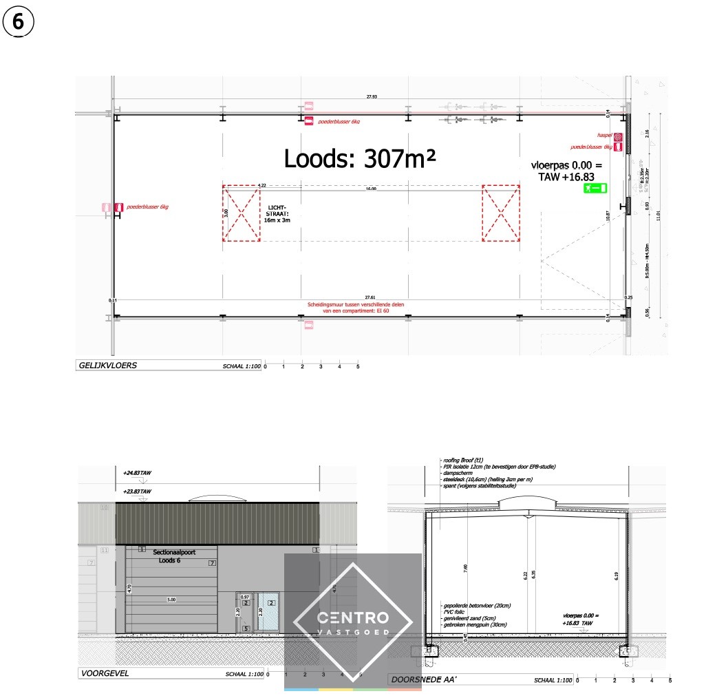 NB MAGAZIJN (307 m²) inclusief 2 private PARKEERPLAATSEN op industriezone te Zedelgem - photo 4
