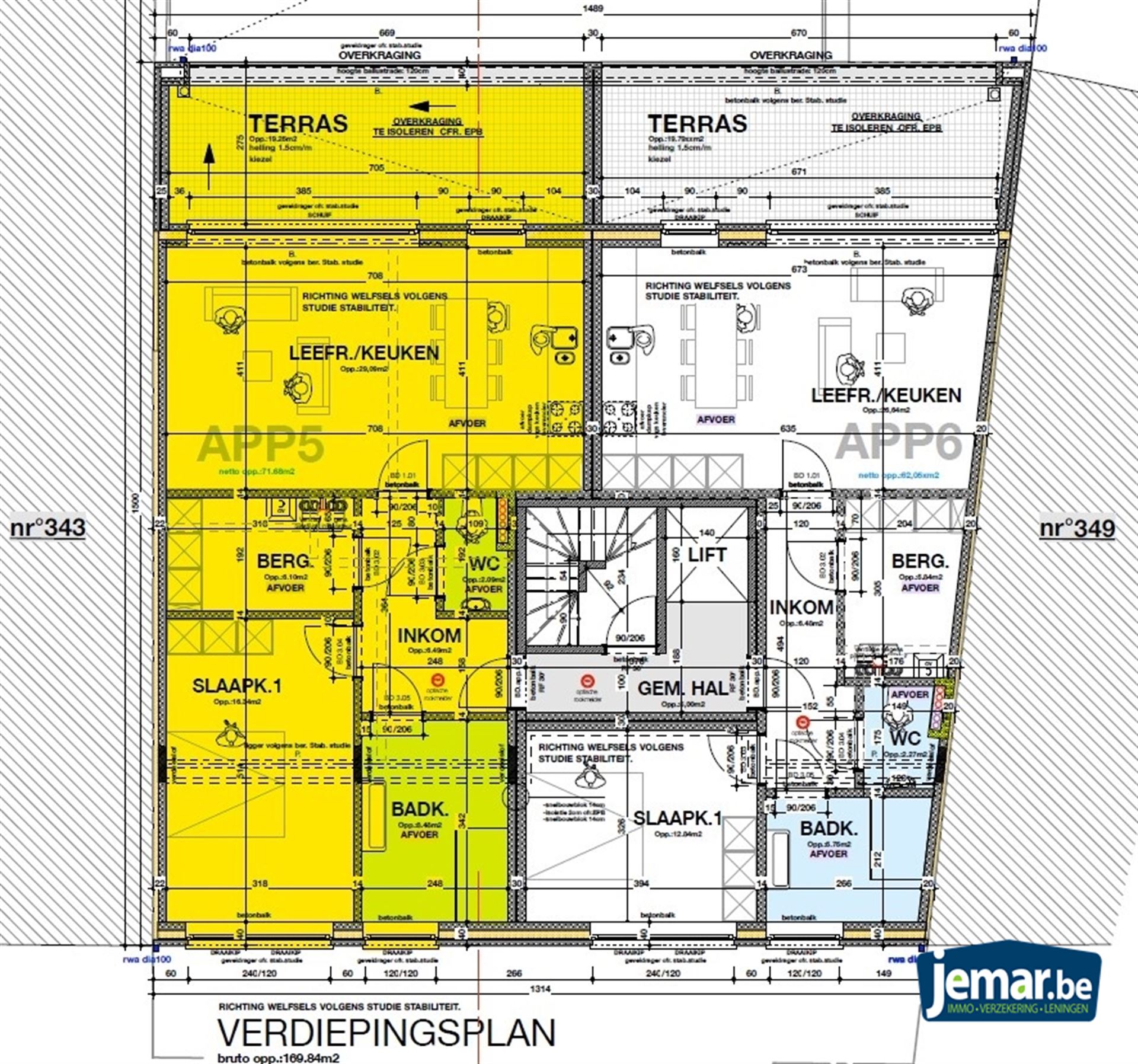 Appartement op 3de verdiep links - foto 2