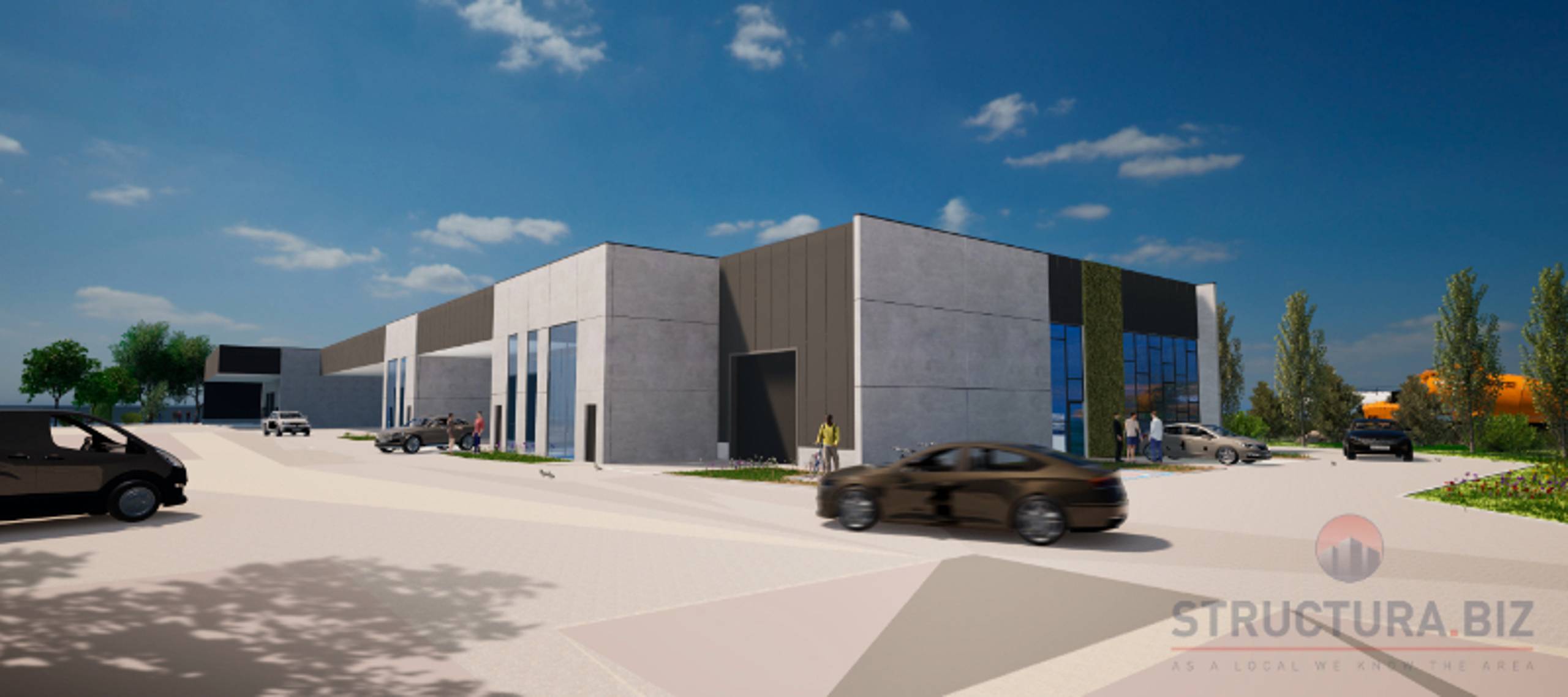 Nieuwbouw KMO unit van 387m² met 2 sectionale poorten te koop op toplocatie! - foto 5