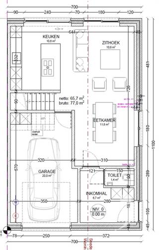 <p><span>Moderne gezinswoning gelegen in het rustige project Veldzicht.</span></p><p><span><br />Het gelijkvloers verwelkomt je met een inkomhal en gastentoilet, een garage en een open leefruimte met zithoek, eetkamer en keuken. De grote ramen zorgen voor een aangename lichtinval en een prachtig uitzicht op de achterliggende weide.</span></p><p><span><br />Op de eerste verdieping vind je een nachthal, apart toilet, drie slaapkamers, een bergruimte met aansluiting wasmachine en droogkast en een badkamer met ligbad, douche en dubbele wastafel.</span></p><p><span><br />Deze woning is voorzien van zonnepanelen (4500 Wp), een warmtepomp gekoppeld aan vloerverwarming, ventilatiesysteem en regenwaterrecuperatie. Beslis tijdig en pas de woning naar jouw eigen wens aan!</span></p><p><span> </span></p><p><span>*Project Veldzicht is momenteel in opbouw. Verkoop onder de Wet Breyne (12% registratierechten op de grond, 21% btw op de constructie).</span></p><p><span> </span></p><p><span>Interesse in deze woning? Contacteer ons op 016 15 31 15 of info@immolivit.be</span></p>