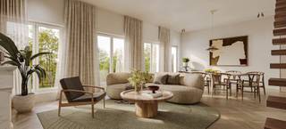 <p><span>Nieuwbouwproject Botanic Garden</span></p><p><span> </span></p><p><span>Een exclusief woonproject met 10 'high end' appartementen in het historisch centrum van Antwerpen.</span></p><p><span> </span></p><p><span>Gebouwd op de mooiste ligging van 't stad met uniek uitzicht op het park 'Den Botaniek'.</span></p><p><span> </span></p><p><span>Ontdek de duplex penthouse (186m² + 12m²) gelegen op de derde en vierde verdieping.</span></p><p><span> </span></p><p><span>De lift komt rechtstreeks uit in het appartement op beide verdiepingen.</span></p><p><span> </span></p><p><span>De Botanic Garden is ontworpen door BOLD architecten, een gerenommeerd Antwerps architectenkantoor. Zij zorgen voor een totaal beleving van zodra u het gebouw binnenkomt. De inkomhal alleen al geeft ommiddellijk een ***** gevoel. Hier komt u tot rust en zal u op wandelafstand kunnen genieten van het beste wat Antwerpen te bieden heeft.</span></p><p><span> </span></p><p><span>Het appartement wordt 100% op maat afgewerkt en opgeleverd door uw persoonlijke projectmanager.</span></p><p><span> </span></p><p><span>De derde verdieping wordt helemaal besteed als leefruimte. Met een gevelbreedte van 9meter heeft een prachtig uitzicht over het park. De keuken sluit aan aan het zonneterras met uitzicht over de privé binnentuin. De vide speelt met het licht en geeft een modern aangenaam ruimtelijk gevoel.</span></p><p><span> </span></p><p><span>De vierde verdieping met een plafondhoogte tot 3,20m is ingedeeld met een overloop, 3 slaapkamers en 2 badkamers. </span></p><p><span> </span></p><p><span>De Botanic Garden wordt gebouwd met makkelijk bereikbare ondergrondse parkeerplaatsen toegankelijk via een XXL autolift.</span></p><p><span> </span></p><p><span>Wilt u meer weten over dit nog beschikbare appartement? </span></p><p><span> </span></p><p><span>Neem dan nu contact op want de werken zijn in volle gang.</span></p><p><span> </span></p><p><span>De oplevering is voorzien eind november 2027.</span></p>