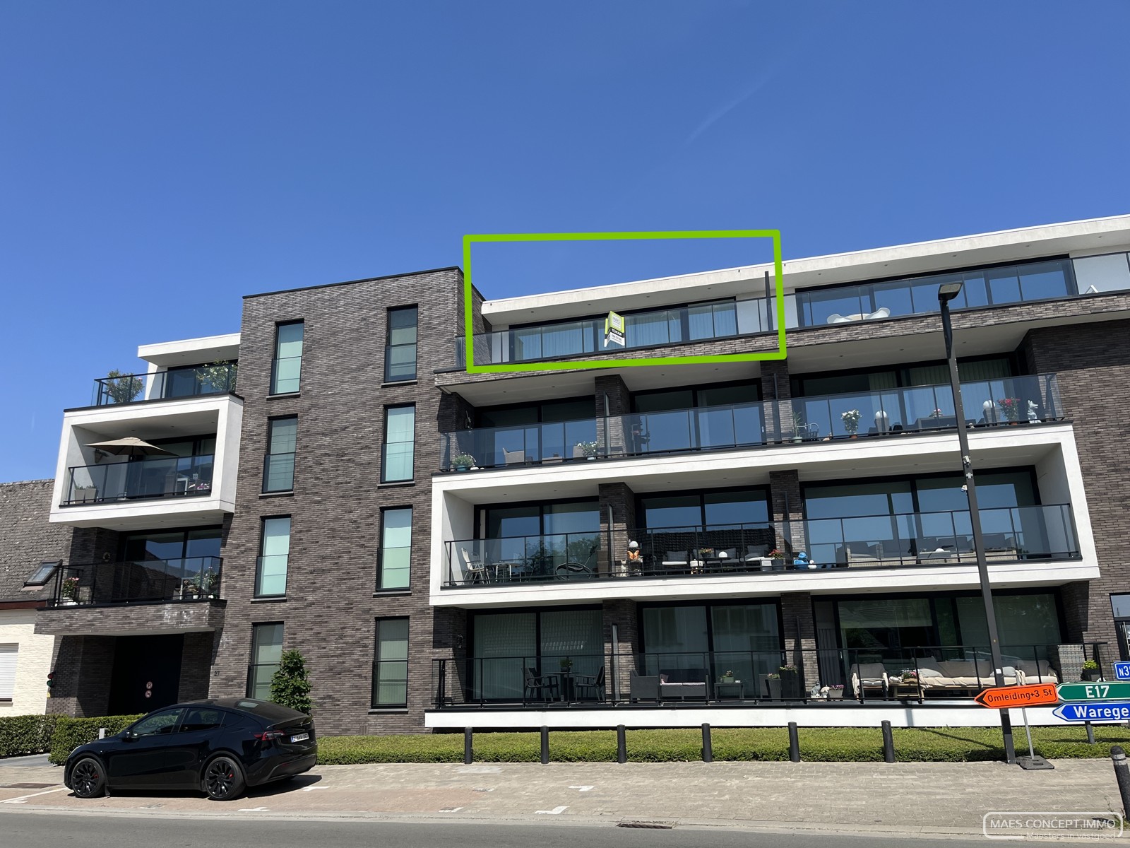 Energiezuinig appartement te huur in centrum Anzegem met garage & parking - foto 1
