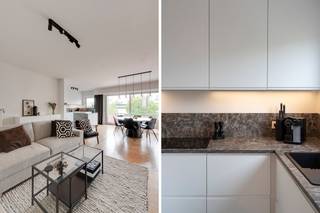 Gerenoveerd instapklaar 2 slaapkamer appartement van 106m2 met open keuken, ruime garage en oprit in de leuke kindvriendelijke Neerlandwijk te Wilrijk.<br /><br />Indeling: <br />- Woonkamer Ca 38m²<br />- Open keuken Ca 7,3m²<br />- Slaapkamer 1: Ca 13,3m²<br />- Slaapkamer 2: Ca 12m²<br />- Badkamer met inloopdouche: Ca 6,5m²<br />- Aparte technische ruimte met aansluiting CV, wasmachine: Ca 3,5m²<br />- Terras voorraan<br />- Zonnnig zuidterras achteraan: 7m²<br />- Ruime garage met berging en oprit: Ca 19,5m²<br /><br /><br />Troeven: <br />- Elektriciteit comform met voorbereiding voor aansluiting laadpaal<br />- Vliegramen <br />- Airco<br />- Gerenoveerde open keuken 2023<br />- Gunstig EPC B<br />- Vernieuwde ramen 2014<br />- Vernieuwd dak met isolatie 2019<br />- Vernieuwde badkamer met inloopdouche<br />- Grote garage met automatische poort onder gebouw verplicht mee aan te kopen: €26.000<br />- Aparte verbruiksmeters en water met tussenmeter<br />- Vaste kost van €110 inclusief voorschotten water<br />- Park achter het gebouw<br />- Centrale ligging tussen Brussel en Antwerpen<br /><br />Ben jij geïnteresseerd in dit appartement te Wilrijk? Aarzal dan niet om contact op te nemen. Dit appartement is rechtstreeks te koop van de eigenaars.<br /><br />Te bezichtigen op afspraak, Bel vrijblijvend naar 0485 73 62 17.<br />