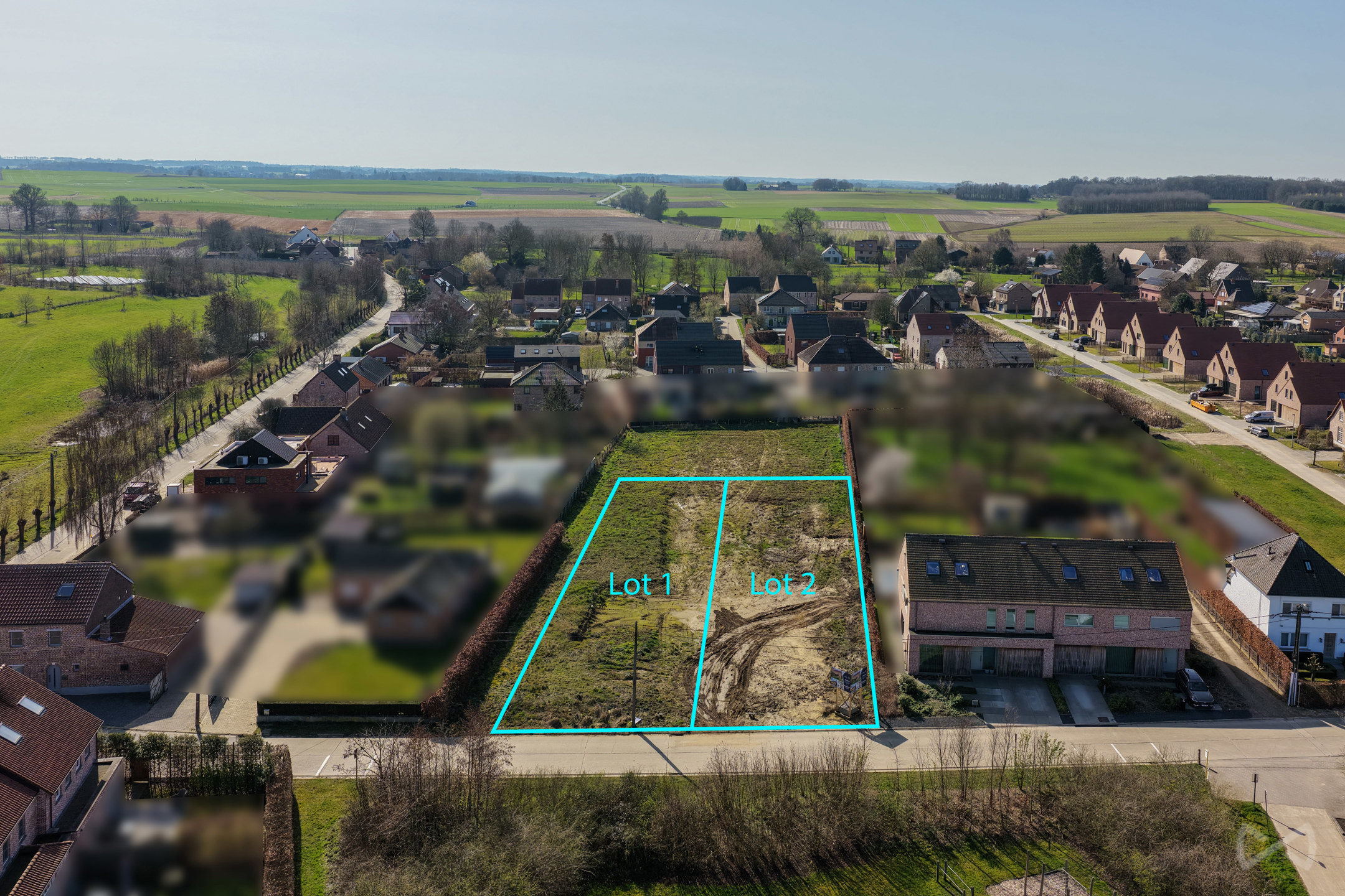 Bouwgrond 8,5 are – halfopen bebouwing  - foto 3