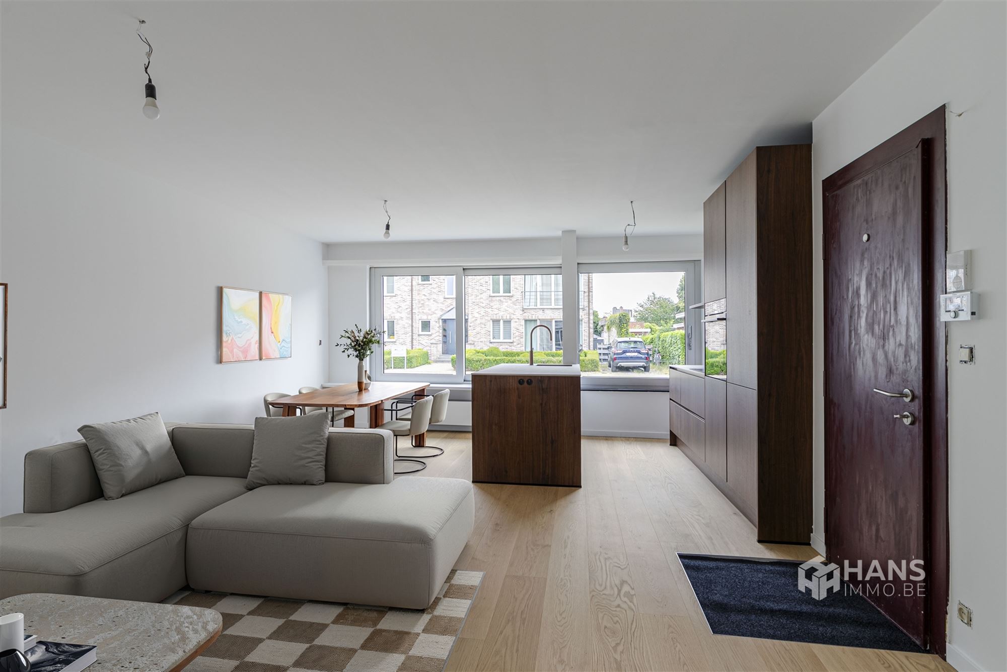Gerenoveerd appartement (73m²) met 2 slaapkamers, garage en tuin in Boechout - foto 2