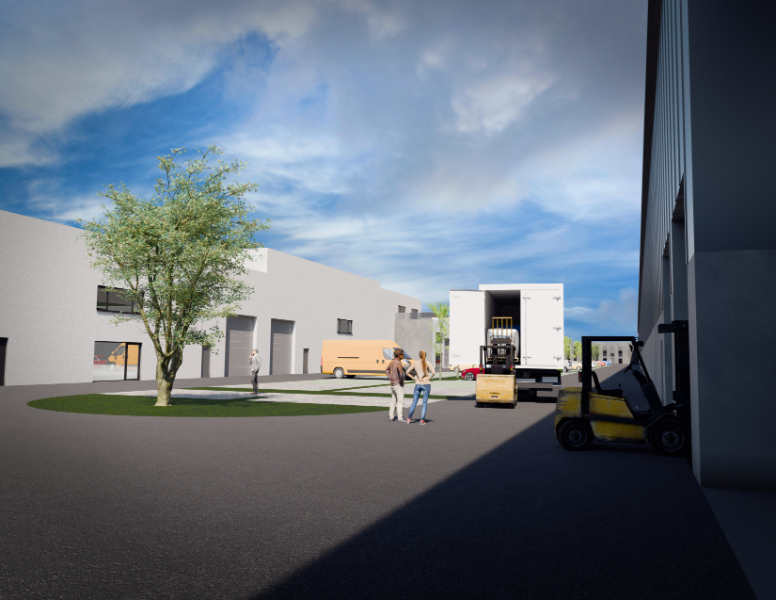 Modern nieuwbouw magazijn met kantoorruimte in Gent - foto 4