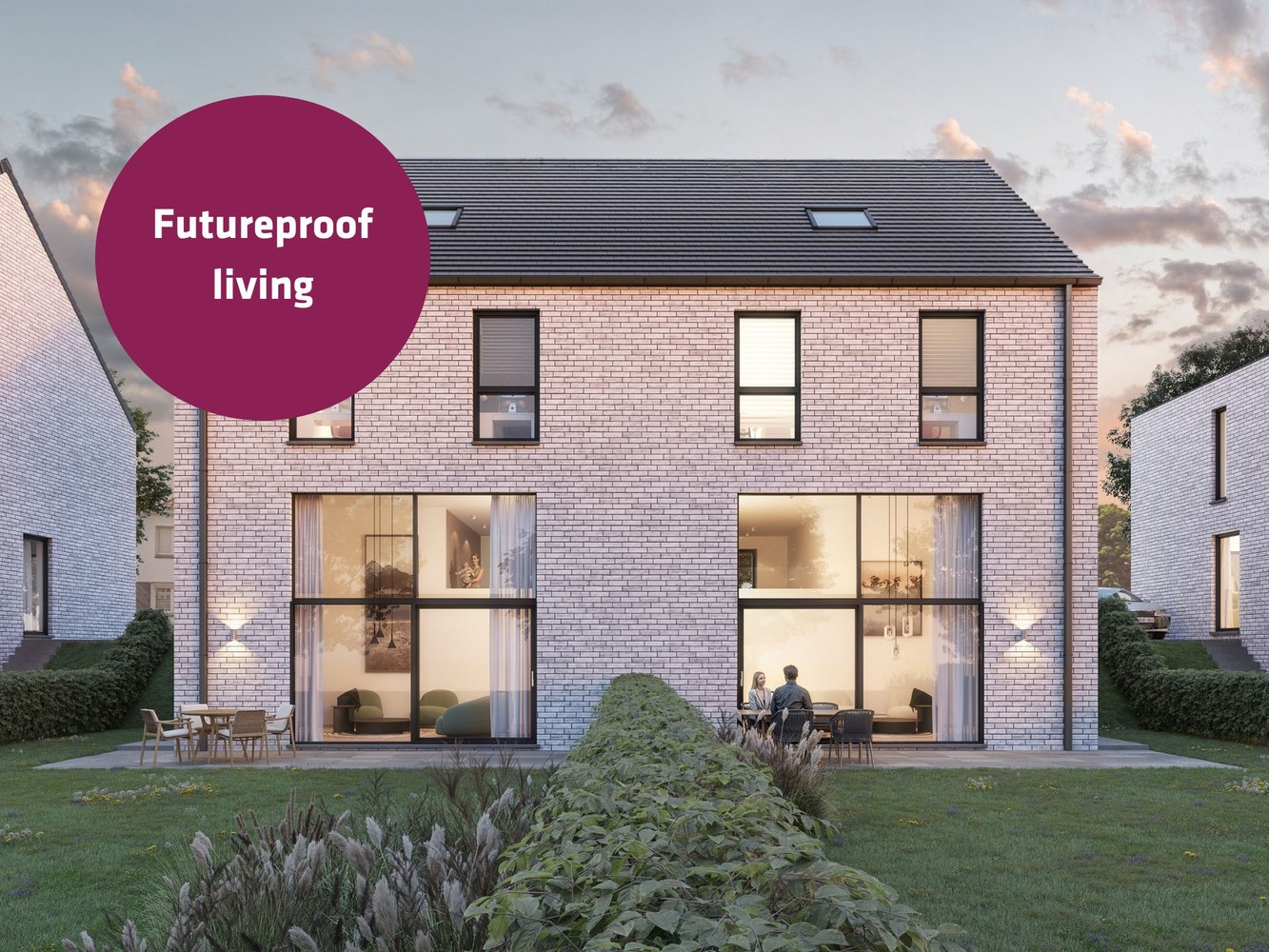 Moderne split-level woning | veel lichtinval, zicht op groen - photo 1