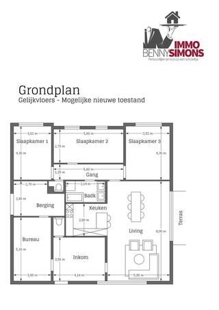 Voor een afspraak bel Kim 0473 72 33 62.Ruime woning OB met 6 slaapkamers op 769ca.Opvallend is de witte kunststof tegen de voorgevel.Achter deze...