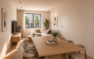 Residentie Rosa is een exclusieve kleinschalige nieuwbouwresidentie op een centrale ligging in Blankenberge. Dankzij de vlotte bereikbaarheid en de nabijheid van het strand, de jachthaven, horecazaken, het station en andere dagelijkse voorzieningen geniet u hier van het beste wat de kuststad te bieden heeft.<br /><br />De residentie bestaat uit slechts drie stijlvolle appartementen, waarvan één ruim duplexappartement, stuk voor stuk ontworpen met veel aandacht voor ruimte, licht en wooncomfort. Grote raampartijen, open leefruimtes en doordachte indelingen zorgen voor een aangename en eigentijdse woonbeleving.<br /><br />In de residentie staat duurzaamheid centraal. Dankzij de toepassing van moderne technieken zoals een individuele lucht-waterwarmtepomp, vloerverwarming, ventilatiesysteem D en zonnepanelen combineert u maximaal wooncomfort met een energiezuinige en toekomstgerichte woning.<br /><br />Ook op het vlak van afwerking geniet u van heel wat vrijheid. Voor de keuken, badkamer, vloeren en wandtegels zijn ruime keuzemogelijkheden voorzien bij de geselecteerde leveranciers. Zo richt u uw appartement volledig in volgens uw eigen stijl en woonwensen, zonder in te boeten aan kwaliteit.<br /><br />Residentie Rosa is de ideale keuze voor wie op zoek is naar een vaste woonplaats, een tweede verblijf aan zee of een interessante investering in kwalitatief nieuwbouwvastgoed. Neem contact met ons op voor meer informatie en ontdek hoe u deel kunt uitmaken van dit prachtige nieuwbouwproject.<br /><br />Prijs en betalingsregeling<br /><br />Elk appartement wordt aangeboden aan een vooraf bepaalde totale verkoopprijs, exclusief aankoopkosten (btw, notariskosten....).<br /><br />Bij het ondertekenen van de overeenkomst wordt een optiepremie betaald. Het resterende saldo van de verkoopprijs wordt voldaan bij het verlijden van de authentieke akte, te vermeerderen met de toepasselijke kosten.<br /><br />De concrete verkoopprijs, het bedrag van de optiepremie en het resterende saldo worden per appartement afzonderlijk meegedeeld.<br /><br />Troeven<br /><br /><ul><li>Centrale ligging<br /><br /></li><li>Energiezuinig<br /><br /></li><li>Kleinschalige residentie met slechts 3 appartementen<br /><br /></li><li>Ruime keuze in keuken-, badkamer- en vloerafwerking<br /><br /></li><li>Sleutel-op-de-deurformule</li></ul>