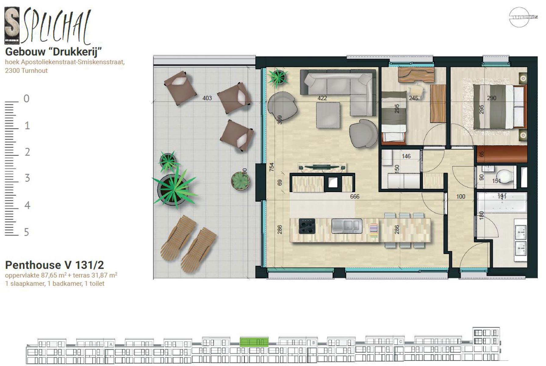 Energiezuinige Penthouse met 30m² terras. - foto 2