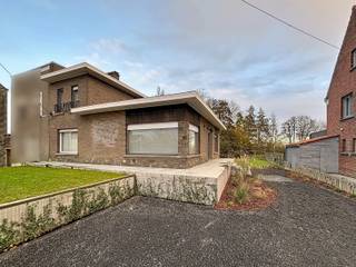 Gunstig gelegen halfopen woning die dankzij haar slimme indeling bijzonder ruim aanvoelt. De royale inkomhal verbindt vlot alle leefruimtes.De...