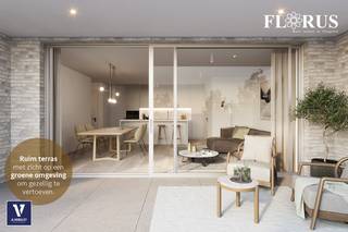 Net aan de rand van het centrum te Tongeren, in onze nieuwbouwresidentie Florus, hebben we nog enkele mooie gelijkvloerse appartementen te koop! Appartement A01 bijvoorbeeld beschikt over 3 ruime slaapkamers en heeft een aangenaam terras. Dit nieuwbouwappartement beschikt over een eigen warmtepomp en PV-panelen om zo uw energiefactuur tot een minimum te beperken. Een groot pluspunt is de centrale ligging op slechts 5 minuten van het gezellige stadscentrum en kortbij de af- en oprit van de E313... Kortom, ideaal als toekomstige woonst of duurzame en kwalitatieve investering! (6% BTW mogelijk)<br /><br />Voor meer informatie ontvangen we u graag op ons kantoor. Aarzel niet om uw contactgegevens achter te laten of om Elien Mombaerts rechtstreeks te bellen op het nummer 0470/38.21.30.