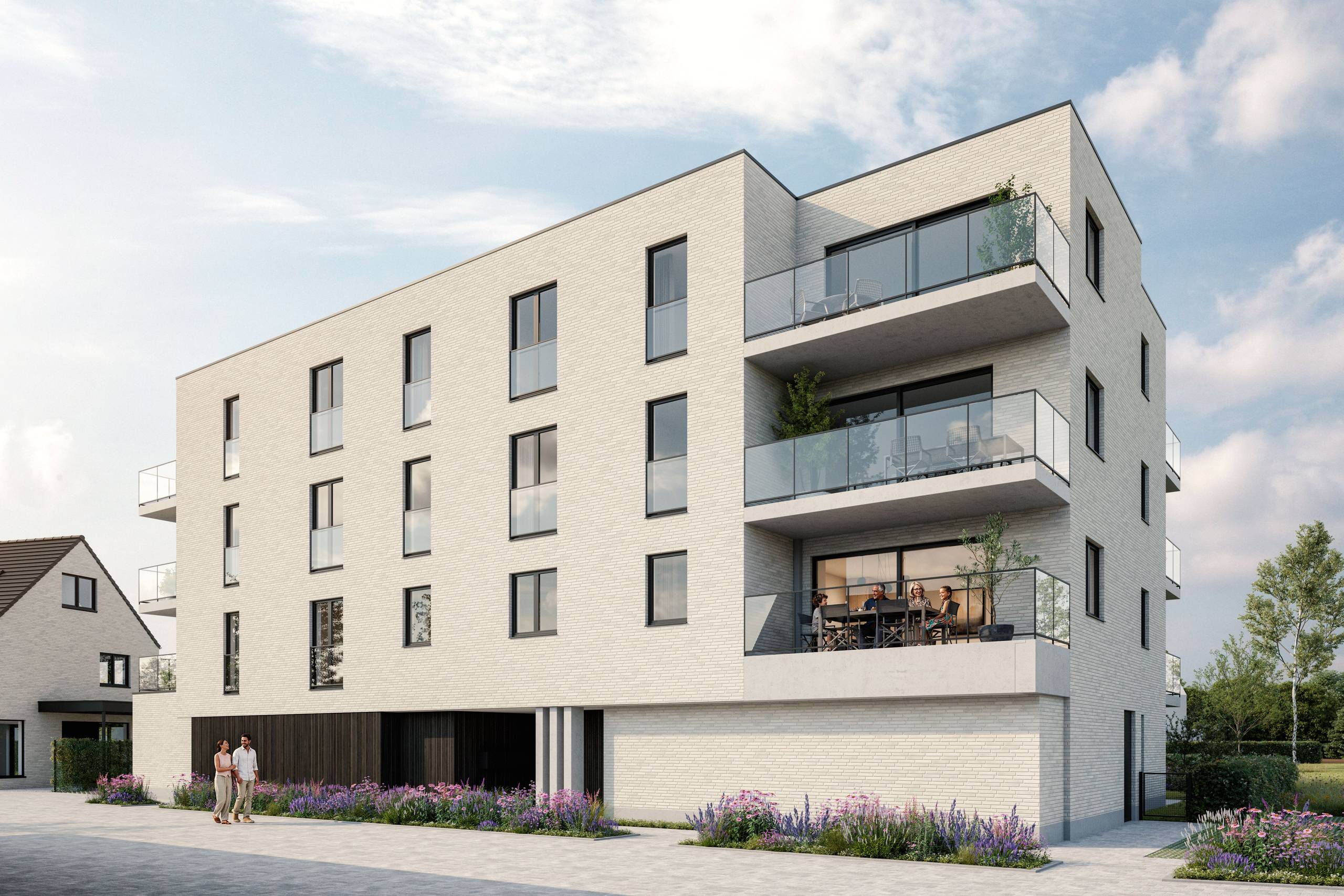 project Westweghe – residentie Graspieper | BEN-appartementen met 2 slaapkamers in Leffinge - foto 3