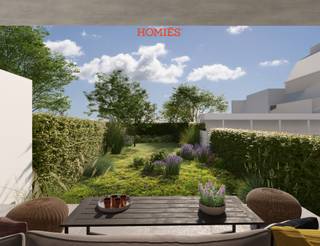 **Verkoop onder BTW** Dit prachtige duplexappartement met tuin is gelegen in de nieuwbouwresidentie Maison Conscience, aan de rand van het welbekende Nieuw Kwartier, een absolute toplocatie in het centrum van de stad, met winkels, sportfaciliteiten en eetgelegenheden in de onmiddellijke omgeving. Het appartement/stadswoning met een individuele ingang omvat een inkomhal met vestiaire en gastentoilet, een ruime leefruimte met open keuken en zicht op de mooie, omheinde stadstuin – een oase van rust midden in het bruisende centrum. Op de verdieping bevinden zich een nachthal, drie slaapkamers en een badkamer. Bovendien scoort dit appartement sterk op vlak van energie: verwarming en koeling gebeuren via een lucht-waterwarmtepomp, wat garant staat voor een laag energieverbruik. Verder is er de mogelijkheid tot aankoop van een autostaanplaats, beschikt het appartement over een privatieve kelder voor extra opslagruimte, en zijn er eigen fietsenstallingen voorzien. De verkoop gebeurt onder de Wet Breyne, wat jou als koper extra bescherming biedt. De koper kan de afwerking en materialen nog kiezen naar eigen smaak. De uitvoering van dit project moet nog van start gaan. Wens je meer informatie of een gedetailleerde prijslijst? Contacteer ons via info@homies.be of bel 016 22 82 22.<br />