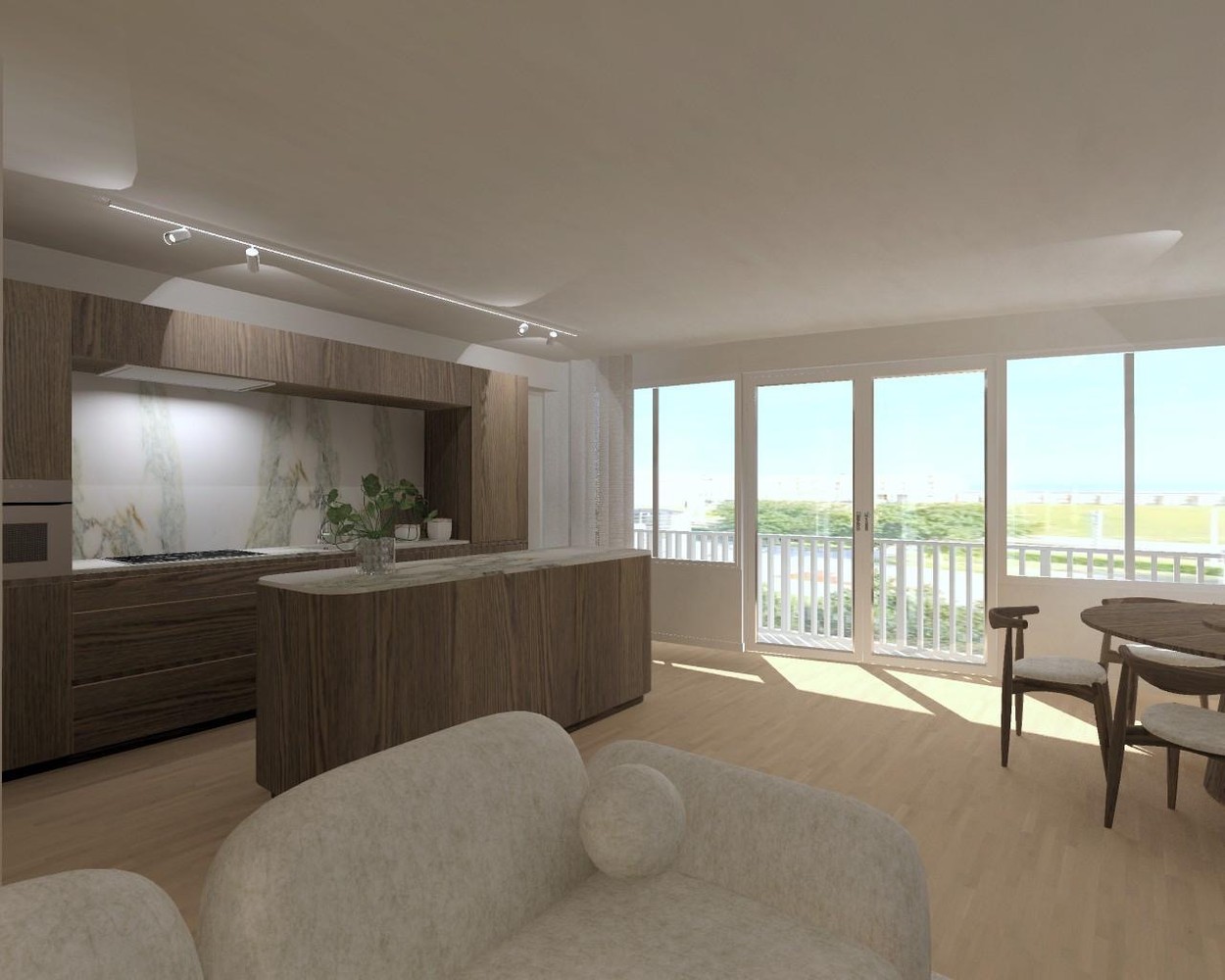 Gerenoveerd 2-slaapkamerappartement met zeezicht en zonnig terras te Oostende! - foto 4