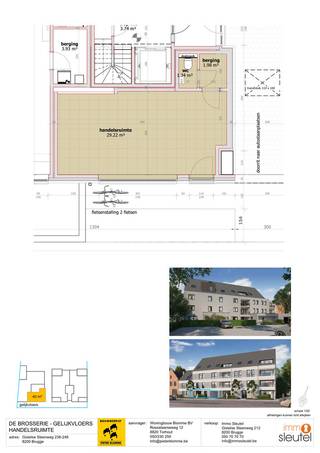 "Residentie DE BROSSERIE" Dit energiezuinige, moderne nieuwbouwproject omvat 14 lichtrijke & ruime doorloopappartementen met elk een eigen...