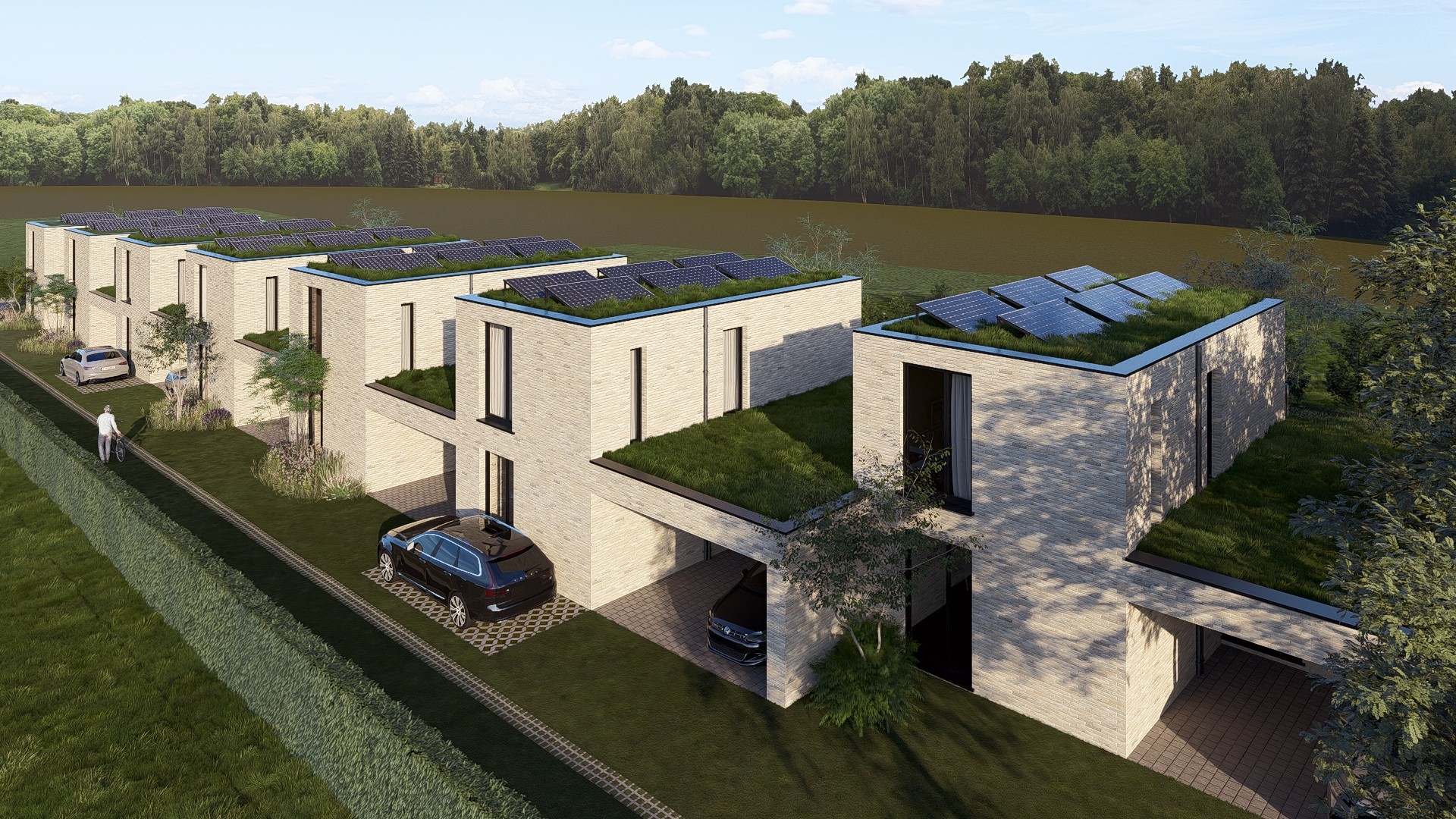 Nieuwbouwwoning op 2a76ca met 2 slpk's en overdekte carport te Maasmechelen - foto 3