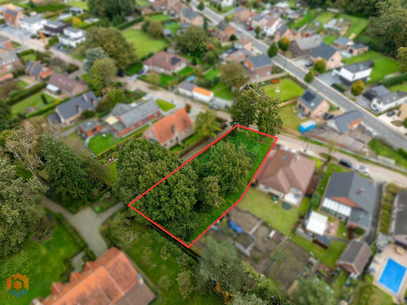 Bouwgrond open bebouwing op perceel van 969 m² - foto 3