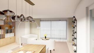 Ontdek Residentie Ulysses op een toplocatie te Cyriel De Grootelaan 4-6, vlak bij de Zeedijk, culinaire adresjes, boetieks en het Casino (Silt).Deze nieuwbouwresidentie heeft 16 kwalitatief afgewerkte appartementen, elk voorzien van een mooie oppervlakte met bijhorende terrassen. Daarnaast is er de optie om een private berging, garagebox of staanplaats aan te kopen in het gebouw.Er is de mogelijkheid om aan te kopen aan het tarief van 6% (mits voorwaarden)!De woonunits worden verfijnd met mooie materialen, waarbij u de details naar eigen smaak kunt invullen. Nieuwbouwproject "Ulysses" in Middelkerke overtuigt met sterke troeven zoals:- Unieke ligging vlak aan de Zeedijk van Middelkerke- Tijdloze, elegante architectuur- Veel lichtinval- Mooie afwerking - Aankoop mogelijk van ondergrondse bergingen, garages en staanplaatsen - Perfect geschikt voor permanente bewoning of als vakantiewoning!Algemene info:Verkoop onder BTW-stelsel en registratierechtenEPB-dossier in opmaak6% mogelijkStedenbouw: Vg/Wg/Gmo/Gvkr/VvPlan vandaag nog uw afspraak voor alle details over nieuwbouwresidentie 'Ulysses' te Middelkerke!