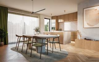 In het charmante gehucht Heirweg, in het landelijke Anzegem, ontstaat een unieke woonplek waar rust en bereikbaarheid hand in hand gaan. Dit nieuwbouwproject verenigt de troeven van een groene, rustige omgeving met een uitstekende ligging: je geniet van de sereniteit van het platteland zonder in te boeten aan mobiliteit en toegankelijkheid. Dankzij de aangename woonomgeving, sterke verbindingen en vlot bereikbare infrastructuur is wonen aan de Heirweg niet alleen een slimme investering, maar ook een weloverwogen keuze voor wie levenskwaliteit belangrijk vindt.<br /><br />Lot 4 is een ruime BEN-woning op een perceel van 220 m², met een bruto bewoonbare oppervlakte van 221,05 m² en een E-peil van 20 of lager. De energiezuinige uitrusting met lucht-water warmtepomp, ventilatiesysteem D, vloerverwarming en zonnepanelen zorgt voor een laag verbruik en een comfortabel binnenklimaat. De woning telt drie slaapkamers, een badkamer en een ruime leefruimte met open keuken. Praktisch comfort is verzekerd door een regenput van 7.500 liter, een ingezaaide tuin met terras en afsluiting, en directe toegang tot de achterliggende gemeenschappelijke parkzone van Leiedal. De afwerking kies je volledig zelf: vloer, keuken en sanitair zijn inbegrepen in de prijs. Bovendien is er de mogelijkheid tot aankoop van een aparte garagebox en geniet je vijf jaar lang 50% korting op de onroerende voorheffing.