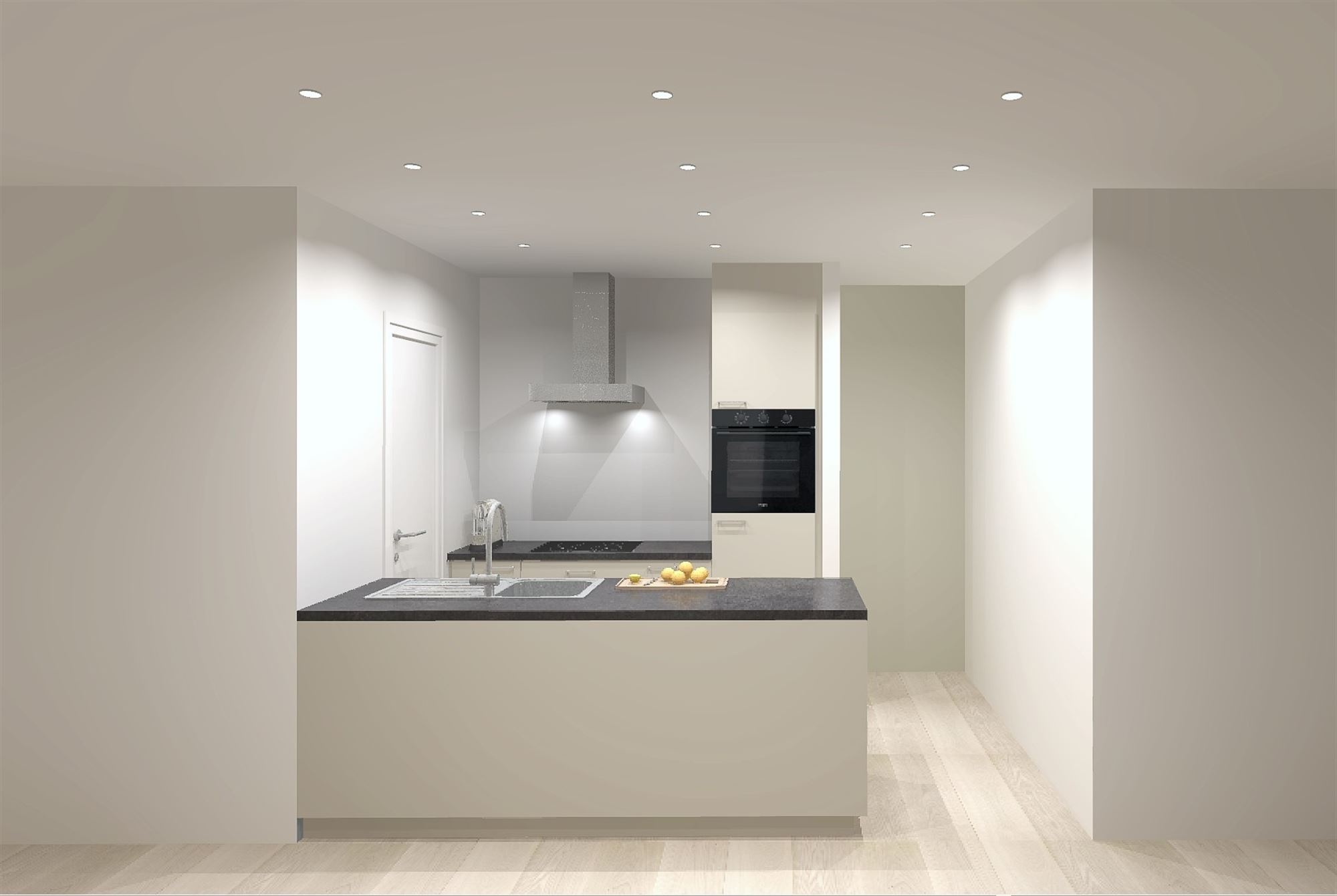 Gelijkvloersappartement met 2 slaapkamers en tuin. - foto 5