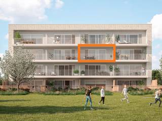 Compact appartement met 2 slaapkamers in een vrijstaand gebouw. Zonnig terras met optimale zuid-oriëntatie en zicht op de groenzone. Ondergrondse parking en ruime individuele fietsenberging aanwezig.<br />📞 014 48 01 62 ✉️ info@matexi.be 💻 matexi.be/geel-laar