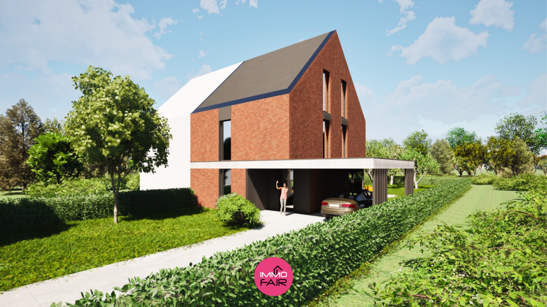 Bouwgrond van 668 m² voor halfopen bebouwing vlakbij Maastricht! - foto 1