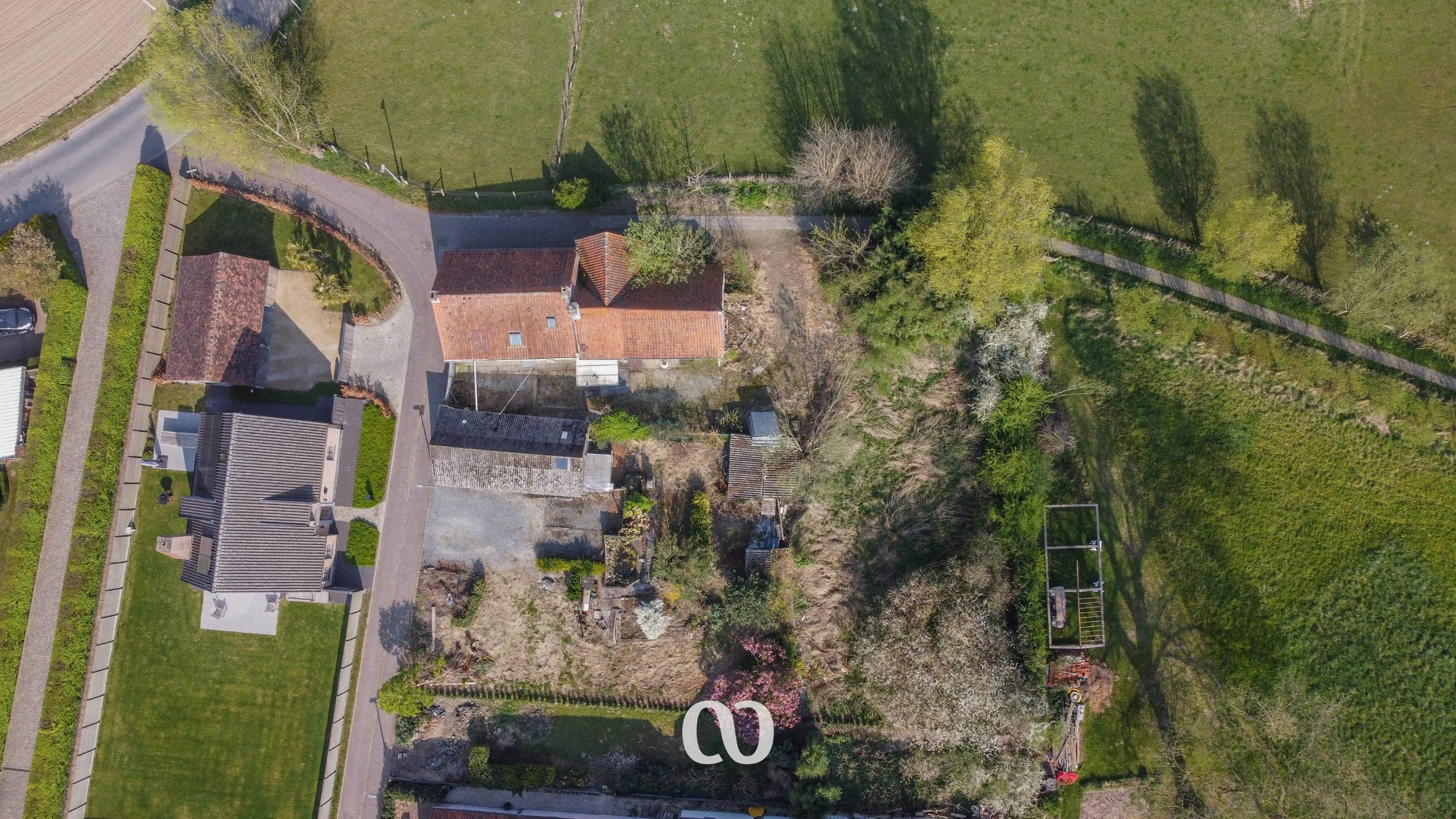 Uniek gelegen bouwgrond (1400 m²) in het landelijke Huise - foto 1