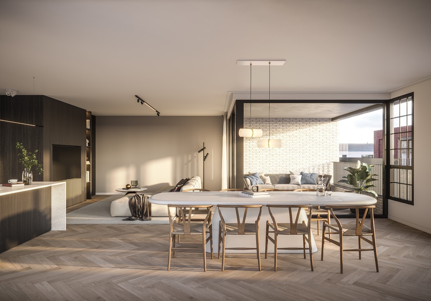 Gelijkvloers app. met 2 slpkrs in uniek nieuwbouwproject - foto 4