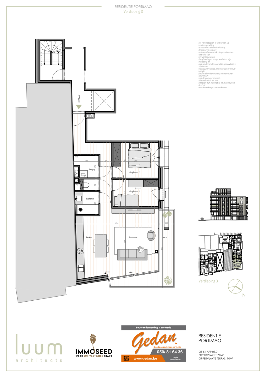 Appartement te koop in Oostende met 2 slaapkamers - foto 2