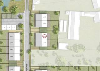 Perceel bouwgrond voor halfopen bebouwing in nieuw woonproject De Klingerie (280m²) Verkaveling De Klingerie omvat in totaal 31 loten, waarvan 8...