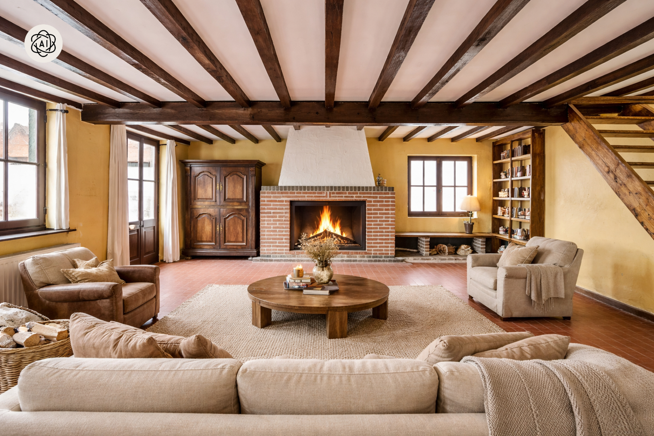 Charmante te renoveren fermette met tuin, dubbele garage en authentieke bakoven! - foto 4