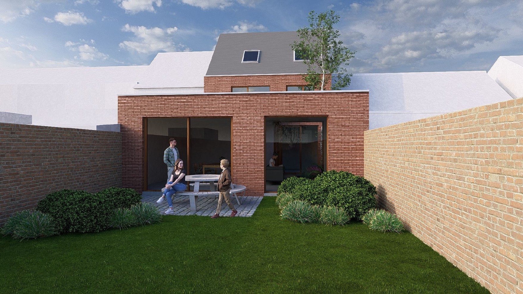 Gelijkvloers appartement met tuin en patio aan de Oude Veurnevaart - foto 1