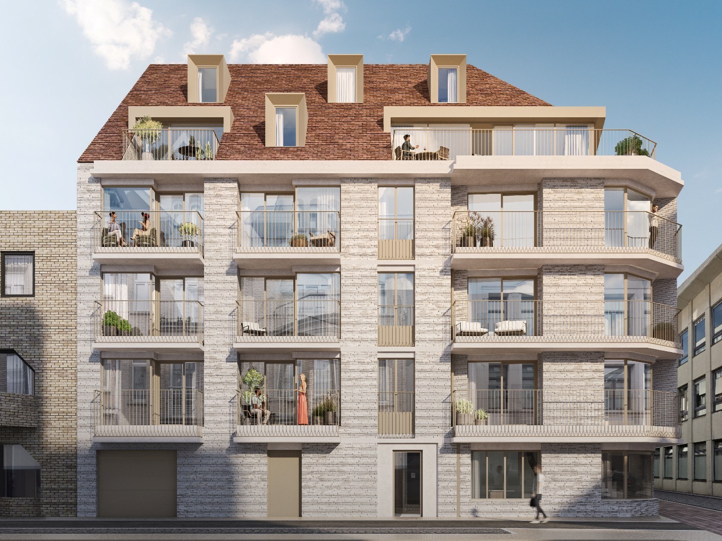 Modern one-bedroom apartment in new residential building Antoine - centrally located in Heist. - photo 5