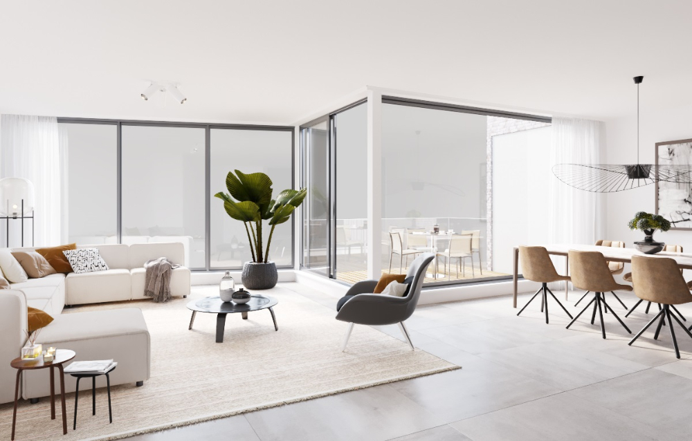 Nieuwbouwappartement met 2 slaapkamers en ruim terras - foto 1